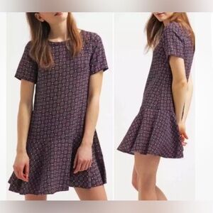 EUC- Banana Repubublic Foulard Drop Waist Dress
